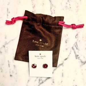 Kate Spade pink studs